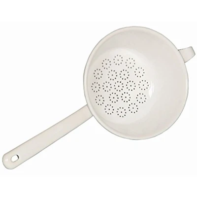 Abbildung von Riess Seiher Classic Weiss, Emaille, Weiß Passiersieb 16 cm Emaille