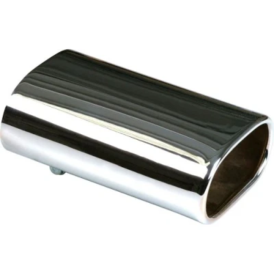 Abbildung von AutoStyle AS 531 Auspuffblende rechteckig, gerade Edelstahl 210mm