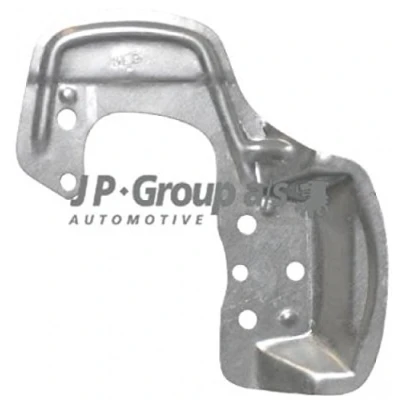 Abbildung von JP GROUP 1264200170 Ankerblech Vorderachse links OPEL: Calibra A, Kadett E CC, Corsa B Schrägheck