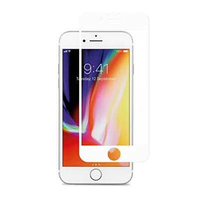 Abbildung von Moshi 99MO020021 iVisor Matter Bildschirmschutz AG für Apple iPhone 8 weiß