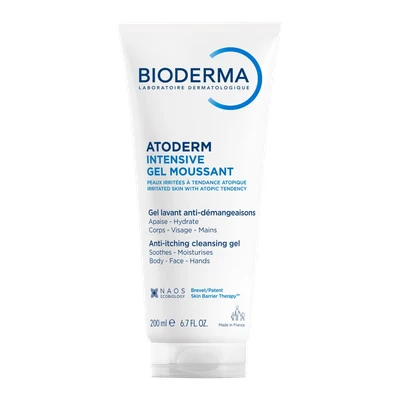 Abbildung von Bioderma Reinigungsschaum Atoderm Intensive GEL Moussant 200 ML Körperbalsam, Größe: ml, Transparent