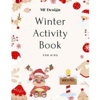 Abbildung von Winter Fun Activity Book for Kids: Coloring, Mazes, and Word Searches: 100 Pages of Exciting Puzzles Coloring Sheets