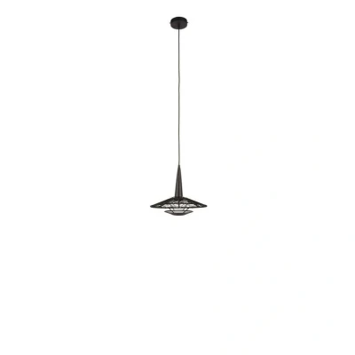 Abbildung von Forestier Carpa S Hängeleuchte, schwarz, Ø 34 cm