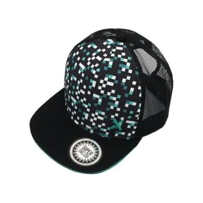 Abbildung von maximo Kids Boy Cap Kästchen Netz hinten, snap Back Verschluß