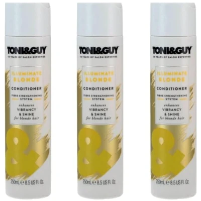 Abbildung von 3x Toni&amp;Guy Illuminate Blonde Conditioner Pflegespülung für Haar,250ml (3er Pack)