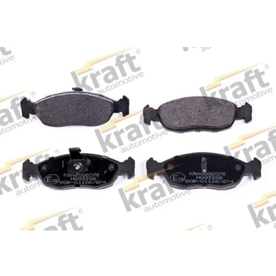 Abbildung von KRAFT 6006070 Bremsbelagsatz Vorderachse PEUGEOT: 106 II Schrägheck, 306 Cabrio, CITROËN: Saxo Schrägheck