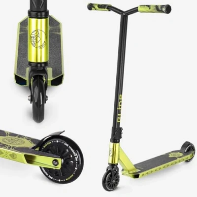 Abbildung von Movino Glide Stunt Scooter Profi Roller für Erwachsene &amp; Jugendliche mit ABEC 9 Kugellagern Kickscooter 100mm Rad 6061 Aluminium Deck Gewicht 3,3 kg Tragfähigkeit: 100