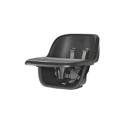 Abbildung von Ergobaby Evolve Ergonomischer Babysitz + Tablett, Zubehör für den Hochstuhl, Babystuhl ergonomisch Mitwachsend ab 6 Monate bis 3 Jahre (ca. 15kg), Dark Wood