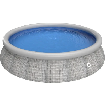 Abbildung von Prompt Set Pool Ersatzpool rund 450x84 cm graue Rattanoptik ohne Filterpumpe