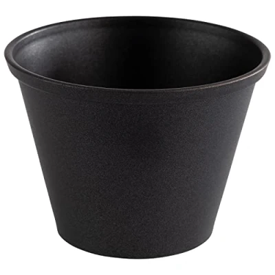 Abbildung von APS 40727 Dipschälchen, 6er Set, Edelstahl, Ø 6 cm, Höhe 4,5 grau schwarz