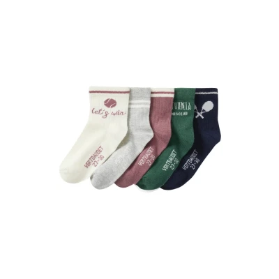 Abbildung von Vertbaudet 5ERPACK Socken für Kinder, Größe: 19 22, Grau meliert