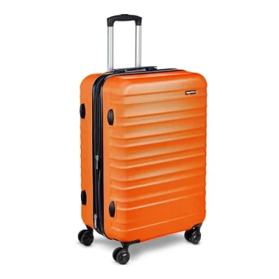 Abbildung von Amazon Basics Hartschalen Koffer 68 cm, Naranja