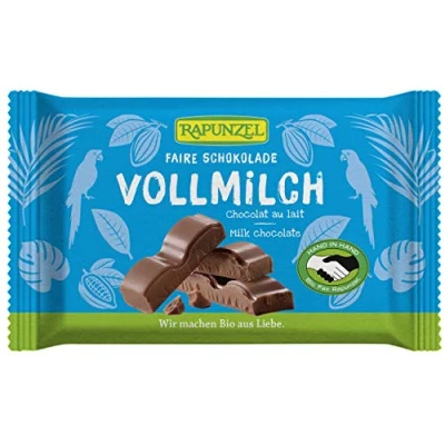 Abbildung von Rapunzel Vollmilchschokolade, 12er Pack (12 x 100g) Bio
