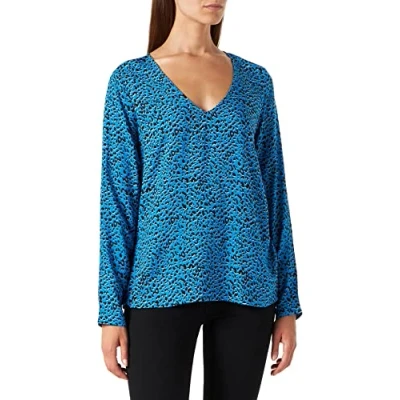 Abbildung von ICHI Damen IHVERA LS10 Bluse, 184140/French Blue, M