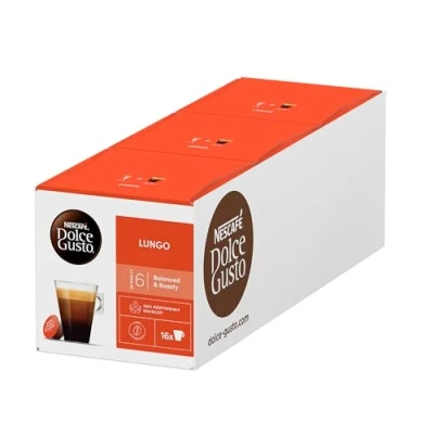 Abbildung von NESCAFÉ DOLCE GUSTO Lungo Kaffeekapseln 3er Pack (3 x 16 Portionen)