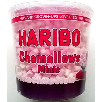 Abbildung von Haribo Chamallows Minis Pink &amp; White Tub 1 x 475gm