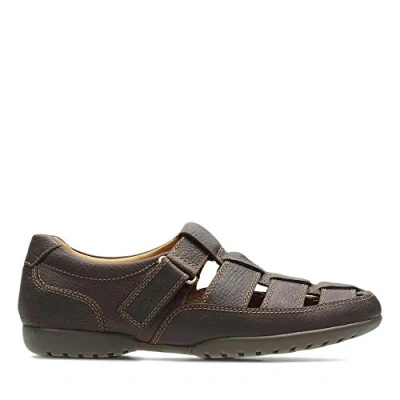 Abbildung von Clarks Recline Open 20348485 Herren Slip On, braun (Mahogany Leather), 42,5 EU