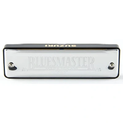 Abbildung von Suzuki Bluemaster MR250C diatonische Mundharmonika aus ABS, 10 Blasöffnungen, Chrom