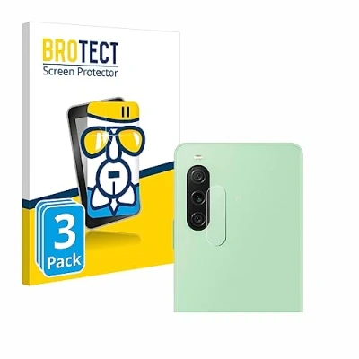 Abbildung von BROTECT Schutzglas für Sony Xperia 10 V (NUR Kameraschutz) (3 Stück) Schutzfolie Panzer Folie Glas [Extrem Kratzfest 9H, Anti Fingerprint,