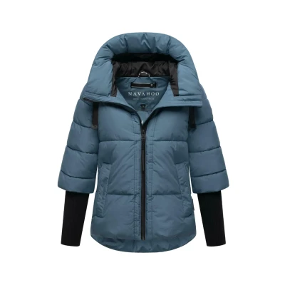 Abbildung von Navahoo Stepp Lotusherz Winterjacke, Damen, Größe: XS, Dusty blue