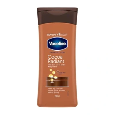 Abbildung von Vaseline Intensivpflege Body Lotion Kakao Radiant Hilfe für trockene Haut 6er Pack (6 x 200ml)