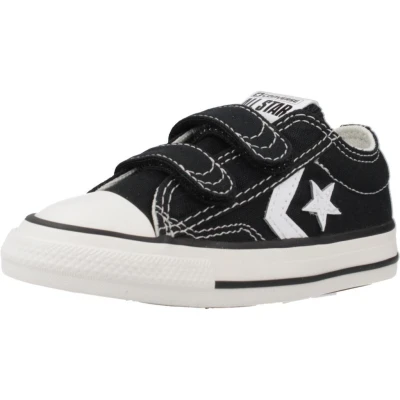 Abbildung von Converse STAR Player 76 EASY ON Foundational Toddler Unisex Sneaker low für Kinder, Größe: 22, Black/vintage white/egret Schuhe