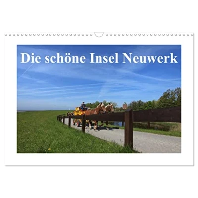 Abbildung von Die schöne Insel Neuwerk (Wandkalender 2025 DIN A3 quer), CALVENDO Monatskalender