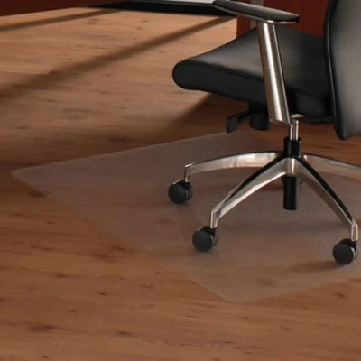 Abbildung von FLOORTEX 619500 Bodenschutzmatte ULTIMAT II 120 x 90 cm Transparent Hartboden 100 % Polycarbonat
