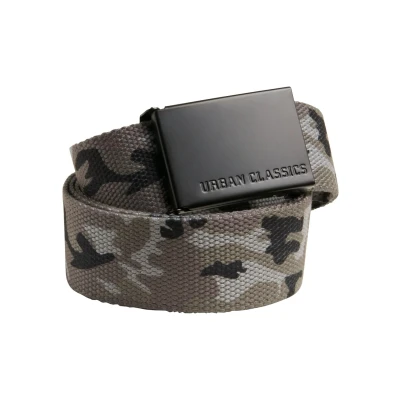 Abbildung von Urban Classics Single Gürtel, Herren, Größe: One Size, Grey camo/black