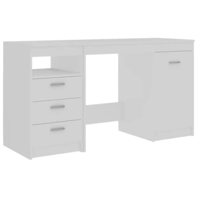 Abbildung von vidaXL Schreibtisch Weiß 140x50x76 cm Holzwerkstoff
