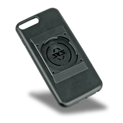 Abbildung von SKS GERMANY COMPIT COVER für iPhone 6+/7+/8+ Handyhülle mit Befestigungsvorrichtung System (angenehme Haptik, Stoßdämpfend, Befestigungsvorrichtung, aus verschleißfestem Kunststoff)