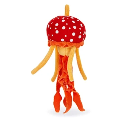 Abbildung von Zappi Co Weich gefülltes Kuscheltier für Kinder Qualle (Rot/Orange) Plüschtier (18 20 cm) Safari Tiere Kollektion Plüschteddy Neugeborenes erstes Kind