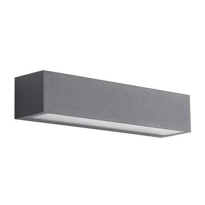 Abbildung von Arcchio Wandleuchte Lengo, 38 cm, anthrazit, E27, IP54