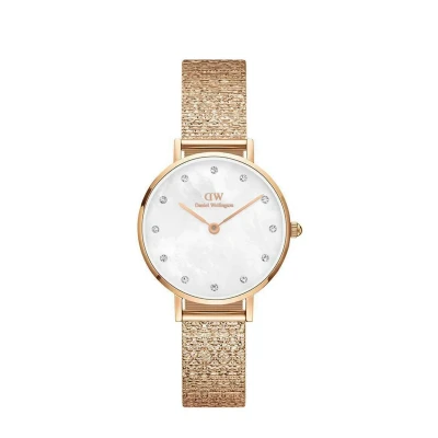 Abbildung von Daniel Wellington Pressed Studio Lumine Uhr Rose goldcoloured, Größe: 28, gold coloured