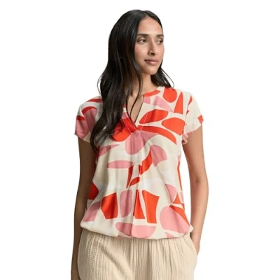 Abbildung von TOM Tailor Bluse, Damen, Größe: 36, Red dots and shapes design
