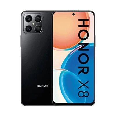 Abbildung von HONOR X8 Smartphone, 6 + 128 GB Handys, LCD Display 6,7 Zoll (6,7 Zoll) bei 90 Hz, professionelle Kamera mit 64 MP, Akku 4000 mAh, Schnellladung, NFC Dual SIM Karte, GMS