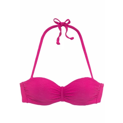 Abbildung von Sunseeker Bandeau Bikinitop, Damen, Größe: 34xD, Pink