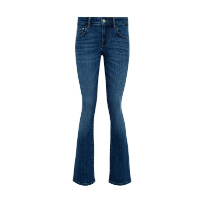 Abbildung von Mavi Bella Midrise Jeans Bootcut, Damen, Größe: 27x30, Dark brushed str