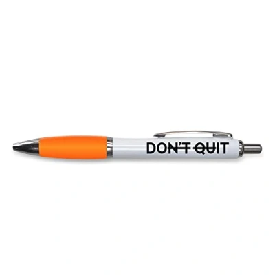 Abbildung von Tongue in Peach Lustiges Geschenk für Arbeitskollegen, Arbeits Kugelschreiber, Abschiedsarbeit, Don&#039;t Quit Lustiger Witz Schreibwaren PP2