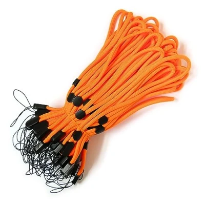 Abbildung von trage.band® Robustes verstellbares kurzes Handgelenk Trageband, 50 St. orange