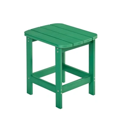 Abbildung von NEG Design Adirondack Tisch Marcy Beistelltisch täuschend echte Holzoptik, wetterfest, UV und farbbeständig grün