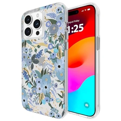 Abbildung von Rifle Paper Co. iPhone 15 Pro Max Hülle [kompatibel mit MagSafe] [3,6 m Fallschutz] Niedliche 6,7 Zoll Blumenmuster, kratzfeste Technologie, stoßfestes Material, schmale Passform