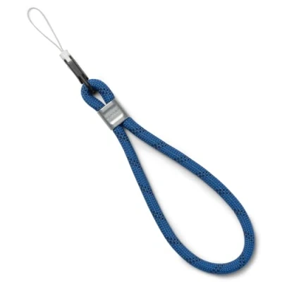 Abbildung von Ringke Rope Hand Strap Universal Handschlaufe Strapazierfähiger Verstellbarer Handgelenk Schlüsselanhänger mit Karabiner für Handyhüllen, Ohrhörer, Kameras, Spielkonsolen usw. Blue