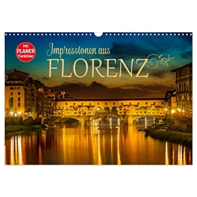 Abbildung von Impressionen aus FLORENZ (Wandkalender 2025 DIN A3 quer), CALVENDO Monatskalender