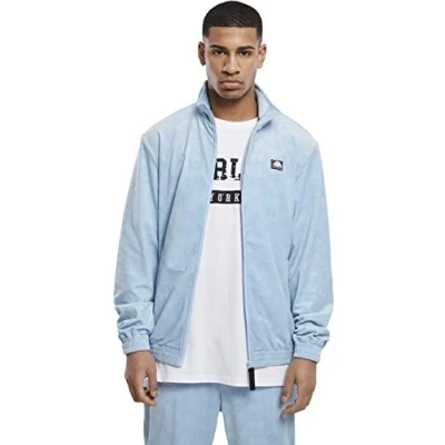 Abbildung von Southpole AOP Velour Trainingsjacke, Herren, Größe: Small, Babyblue
