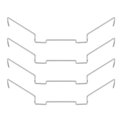 Abbildung von Create idea 4 x 9 cm CPU Kühlkörper Lüfterschnalle, Edelstahl, Computer Lüfter Clips, oberer Haken, Befestigungsclip für Hohlwellenventilatoren