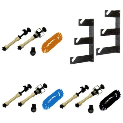 Abbildung von Walimex 3 fach Hintergrund Wandmontageset (3er Set)