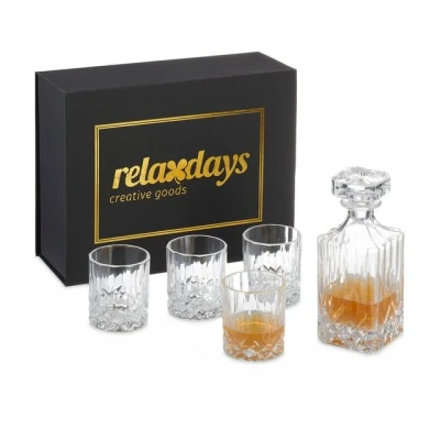 Abbildung von relaxdays Whiskyglas 5 tlg. Whisky Set, Glas