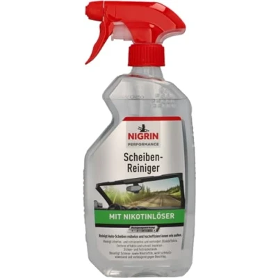 Abbildung von NIGRIN Scheibenreiniger, reinigt mühelos und effizient, reduziert Blendeffekte Lichtreflektion, 500ml, Farblos
