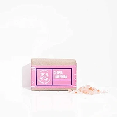 Abbildung von Natural Eco Salty Lavender Bar Seife mit Himalaya Salz 110g